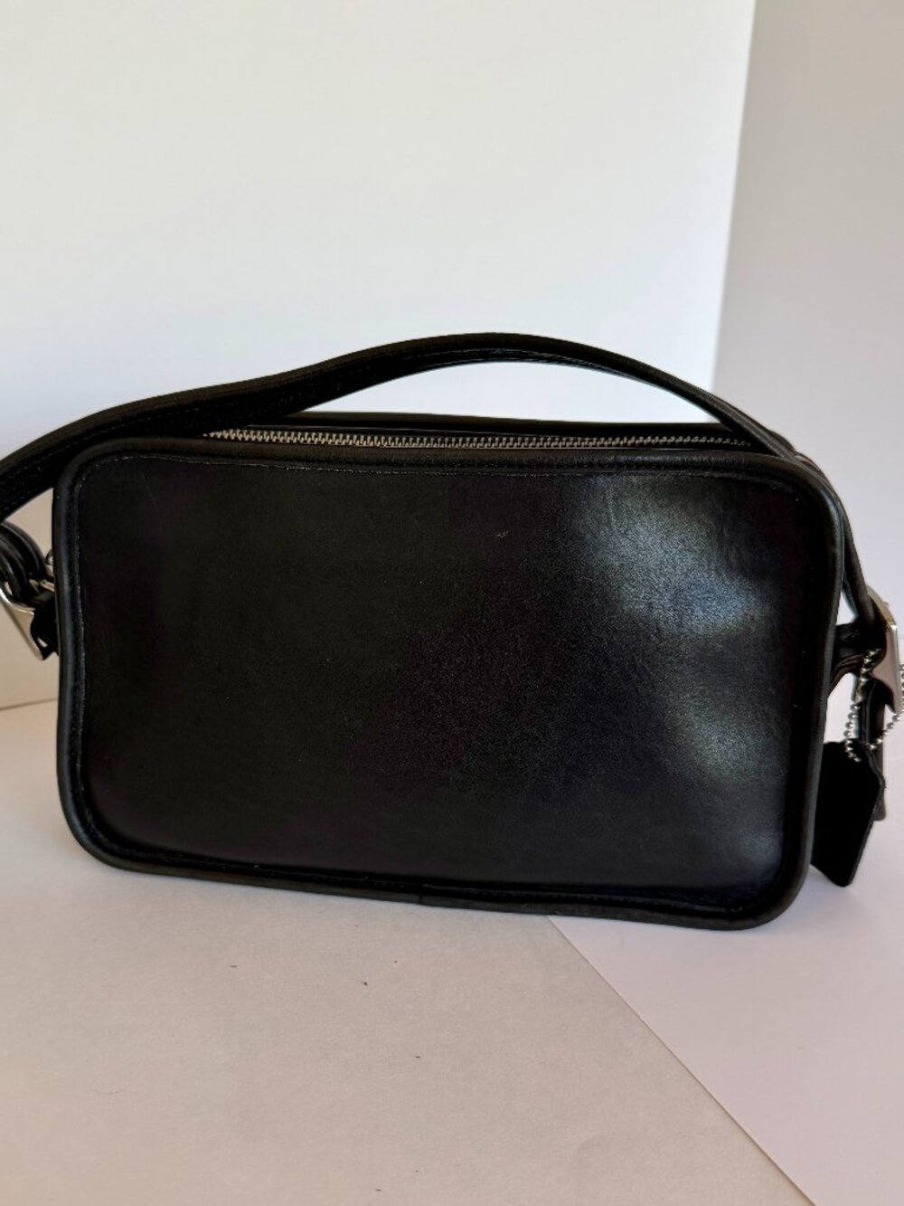 Vintage COACH Legacy East West Compartment Bag, Style 9164, with Nickel Hardware